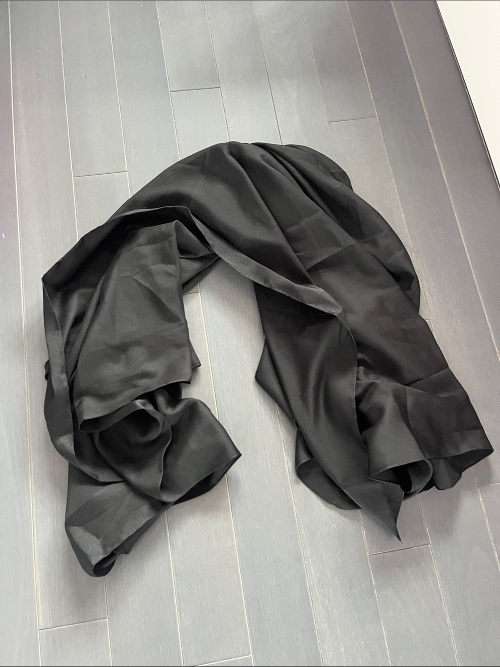 Black Lightweight Scarf/ Shall